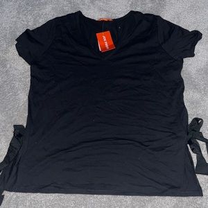 Brand new t shirt with side bows